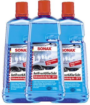 3x SONAX Anti Vries &amp; Helder Zicht Gebruiksklaar (2 liter)