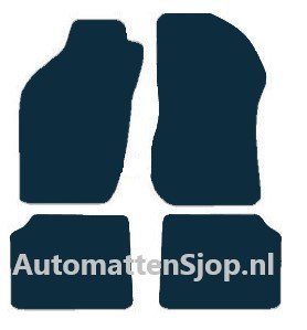 Naaldvilt zwart automatten Alfa Romeo 145 | 1994-2001