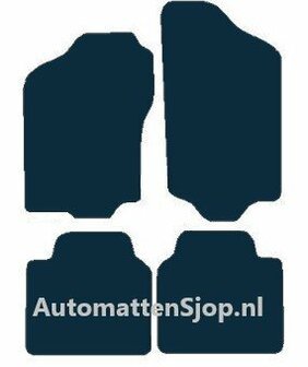 Naaldvilt zwart automatten Alfa Romeo 155 | 1992-1997