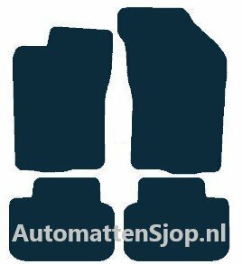 Naaldvilt zwart automatten Alfa Romeo GT | 2003-2011