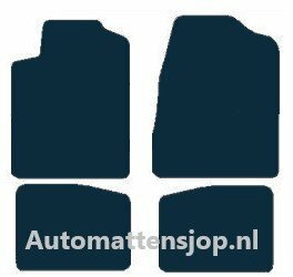 Naaldvilt zwart automatten Chrysler Sebring | 2001-2007