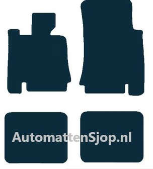 Naaldvilt zwart automatten Bentley Arnage | 1998-2010