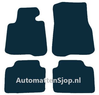 Naaldvilt zwart automatten BMW 4-Serie (F33) Cabrio | 2014-2020