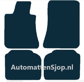 Naaldvilt zwart automatten BMW 5-Serie (E28) | 1981-1988