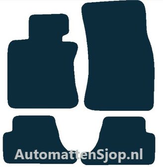 Naaldvilt zwart automatten BMW 6-Serie (E64) Cabrio | 2004-2011