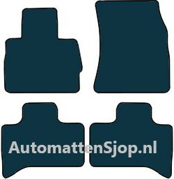 Naaldvilt zwart automatten BMW X5 (E53) | 2000-2007