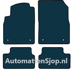 Naaldvilt zwart automatten Chevrolet Cruze | 2009-2015