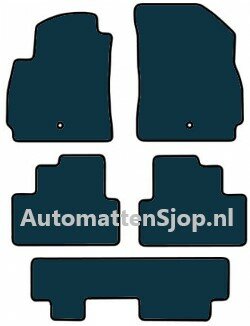 Naaldvilt zwart automatten Chevrolet Orlando (7-Persoons) | 2011-2014