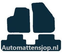 Naaldvilt antraciet automatten Chevrolet Tacuma | 2005-2009