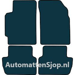 Naaldvilt zwart automatten Chevrolet Spark | 2013-2014
