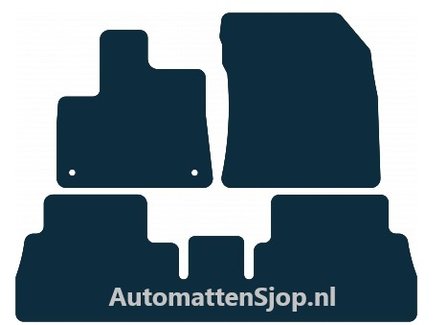 Luxe velours zwart automatten Citroen Berlingo Multispace III L2 (5-Persoons) | 2018-heden