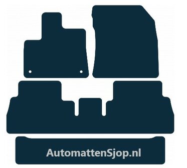 Naaldvilt zwart automatten Citroen Berlingo Multispace III L2 (7-Persoons) | 2018-heden