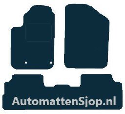 Naaldvilt antraciet automatten Citroen Berlingo Multispace II | 2005-2008