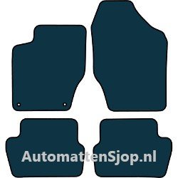 Luxe velours zwart automatten Citroen C4 I | 2004-2010