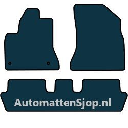 Luxe velours zwart automatten Citroen C4 Picasso | 2006-2013