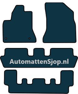 Naaldvilt antraciet automatten Citroen C4 Grand Picasso | 2006-2013