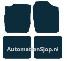 Naaldvilt zwart automatten Citroen CX II | 1985-1991