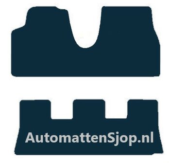 Luxe velours zwart automatten Citroen C8 | 2002-2013