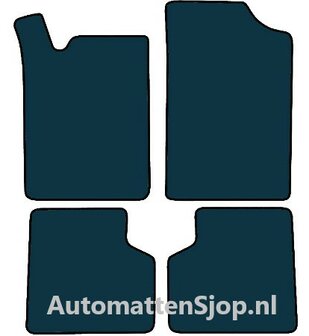 Naaldvilt zwart automatten Citroen Xantia | 1993-2002