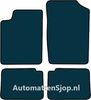 Naaldvilt zwart automatten Citroen ZX | 1991-1997