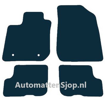 Luxe velours zwart automatten Dacia Sandero II | 2012-2021