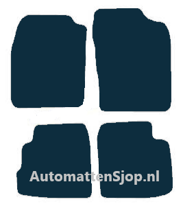 Naaldvilt zwart automatten Daihatsu Cuore VIII | 2007-2013