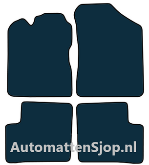 Naaldvilt zwart automatten Daihatsu Cuore VII | 2003-2007