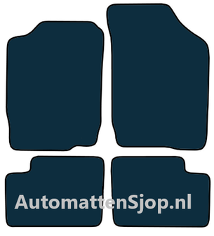 Naaldvilt zwart automatten Daihatsu YRV | 2001-2007