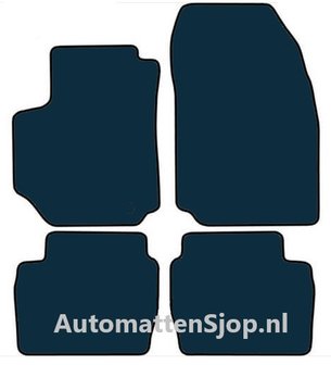 Luxe velours zwart automatten Fiat Croma (194) | 2005-2011