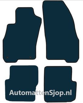 Naaldvilt antraciet automatten Fiat Punto | 2012-2015