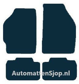 Naaldvilt zwart automatten Fiat Punto (188) | 1999-2003