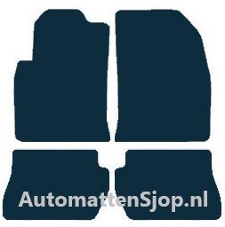 Luxe velours zwart automatten Ford Fiesta V | 2005-2008