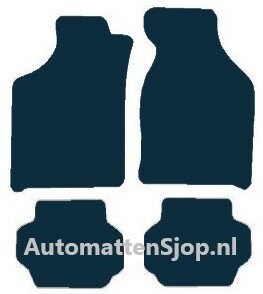 Naaldvilt zwart automatten Ford Fiesta III | 1990-1993