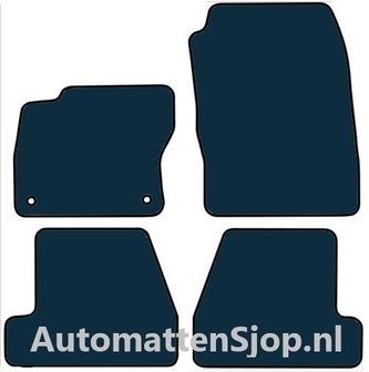 Luxe velours zwart automatten Ford Focus III | 2011-2014