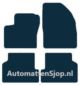Naaldvilt zwart automatten Ford Focus II | 2008-2011