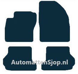 Naaldvilt zwart automatten Ford Focus II Cabrio/Coupe | 2006-2012