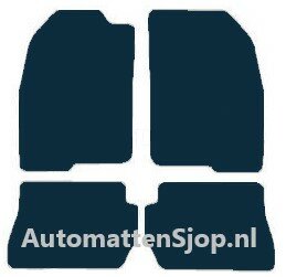 Naaldvilt zwart automatten Ford Fusion | 2002-2005