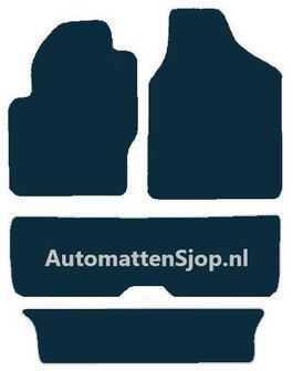 Naaldvilt zwart automatten Ford Galaxy | 1995-2000