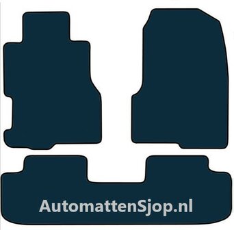 Naaldvilt antraciet automatten Honda Civic VII | 2001-2003