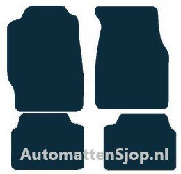 Naaldvilt zwart automatten Honda Civic IV | 1991-1995