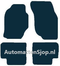 Naaldvilt zwart automatten Honda Concerto | 1989-1995