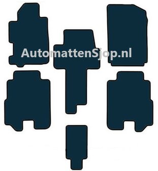 Naaldvilt zwart automatten Honda FR-V | 2004-2010