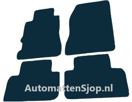 Naaldvilt antraciet automatten Honda Legend | 1996-2005