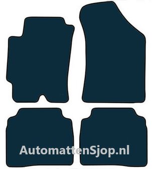 Naaldvilt zwart automatten Hyundai Elantra | 2000-2006