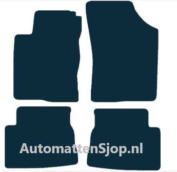 Naaldvilt zwart automatten Hyundai Getz | 2002-2009