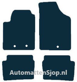 Naaldvilt antraciet automatten Hyundai i10 | 2008-2013