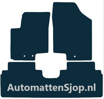 Naaldvilt antraciet automatten Hyundai ix20 | 2015-2019
