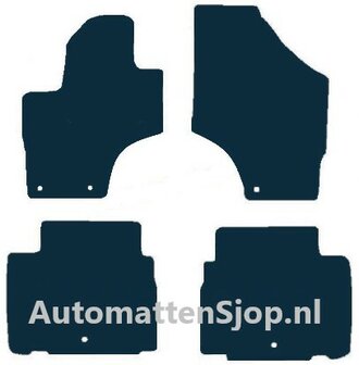 Naaldvilt zwart automatten Hyundai ix55 | 2009-2013