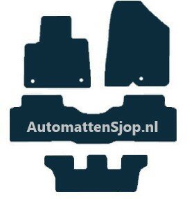 Naaldvilt zwart automatten Hyundai Santa Fe III | 2012-2019