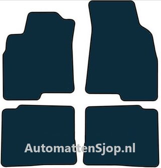 Luxe velours zwart automatten Kia Opirus | 2003-2008
